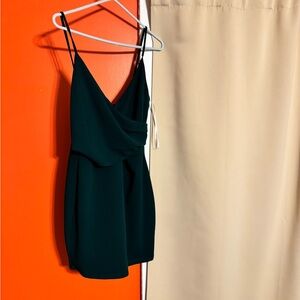 Lulu's Black Spaghetti Strap Mini Sundress